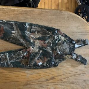 Camo 6 month overalls NWT